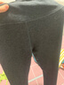 松山棉店【自由穿小暖羊儿童打底裤】保暖裤秋裤加绒男童女童冬中大童裤子 高腰单裤-深灰 150 cm 实拍图
