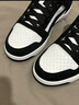 彪马（PUMA）经典熊猫配色小白鞋休闲板鞋男女款冬季黑白运动鞋370539 黑色-白-01 37 【尺码偏小】 实拍图