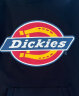 dickies情侣款logo印花连帽卫衣DK007060  黑色 L 实拍图