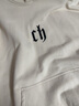 CHINISMCH字母印花连帽卫衣男潮牌美式宽松上衣重磅情侣帽衫 米咖色 L（推荐 120-150斤） 实拍图