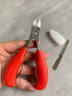 工匠时光甲沟钳指甲刀套装脚趾甲死皮剪修脚双弹簧嵌甲鹰嘴钳不锈钢修指刀 红色-指甲钳(鹰嘴钳+磨脚器) 实拍图