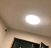 雷士（NVC）led吸顶灯具厨房灯圆形卧室房间灯阳台灯走廊灯过道玄关灯餐厅灯 36瓦三段调光500*80mm【哑白】 实拍图