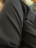 利郎轻时尚男装【科技黑+万向弹】新款牛仔裤男纯黑弹力职场通勤长裤 科技黑 35/88A 实拍图