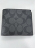蔻驰（COACH）【品牌直供】男士短款折叠钱包F74993CQBK 晒单实拍图
