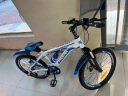 凤凰（Phoenix）儿童自行车山地车男女学生脚踏车6-15岁童车 霸道 白蓝色 22寸 晒单实拍图