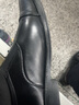 阿猫顿 军训制品式校尉皮鞋男三接头教官皮鞋男士正装保安皮鞋 经典套脚款（免系带） 44 实拍图