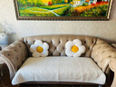 村田稻夫 沙发垫 沙发垫套  防滑北欧水洗现代提花四季通用加厚沙发垫子 沙发垫90*160cm 米白色 实拍图