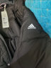 阿迪达斯（adidas）男女情侣装长款羽绒服冬季新款连帽厚运动服过膝保暖防风外套 黑色/情侣款/2025新款 XL 实拍图