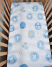 可优比（KUB）婴儿床床笠针织隔尿宝宝床儿童床罩床笠 【小企鹅】针织全棉 100*56cm 实拍图