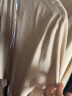 欧莎（OSA）职业长袖系带衬衫女士23新款复古上衣设计感小众衬衣 杏色 XL 实拍图