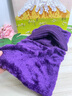 谦饰祥 帽子女中老年冬季休闲加厚毛线帽加绒保暖围巾妈妈帽连体针织帽 深紫 55-61有弹性 实拍图