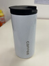 咖啡杯便携式保温外带ins风时尚小精致随身不锈钢下午茶随行杯子 白色-400ml 咖啡杯 实拍图