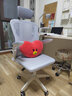 工匠行电脑椅办公椅家用人体工学椅子靠背学生学习书房座椅老板椅电竞椅 乳胶坐垫白框灰网+头枕 实拍图