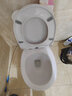沐唯（muvi）马桶盖通用u型坐便器盖子配件加厚加大马桶圈厕所老式缓降座垫盖 小U型PP加厚款【安装通用型】 实拍图
