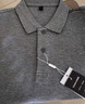 罗蒙100%纯棉长袖T恤男士POLO翻领上衣全棉打底衫商务休闲内搭男装 实拍图