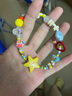 欧阳先生 属性蝴蝶手链小众设计感气质手串星星串珠笑脸独特渐变手饰女 6348 A28-205 实拍图