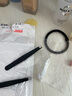 Aseblarm镊子拔毛拔胡子胡须神器修眉镊子汗毛夹 精密平口[2只装] 实拍图