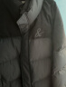 杰克·琼斯（JACK&JONES）冬季新款男士时尚休闲百搭上衣字母刺绣立领拼色羽绒服外套男装 黑色-E40 190/108A/XXL 晒单实拍图