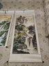 名人字画招财山水画靠山图国画客厅办公室装饰画中堂玄关走廊挂画竖幅卷轴 小桥流水人家 卷轴180*80CM 实拍图