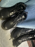 马丁博士（Dr.Martens）939男女冬百搭软皮黑色工装靴中帮马丁靴 黑色 42 实拍图