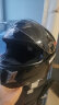 野马（YEMA）3C认证828S摩托车头盔男冬季全盔双镜片机车安全帽 四季通用 均码 亮黑配防雾镜片 实拍图