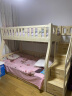 莱客轩（LAIKEXUAN）儿童上下床双层实木高低子母床梯柜款上铺1米下铺1.2米 实拍图