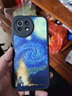 霸时代适用 小米11青春版手机壳xiaomi 11lite保护套全包复古油画软壳小羊皮mi外壳女男款黑色篝火星空 实拍图