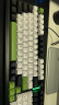 狼蛛（AULA）  F99客制化机械键盘gasket结构全键热插拔有线蓝牙无线三模办公电竞游戏 绿野幽谷-烈焰紫轴V2 实拍图