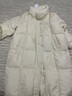 迪赛尼斯（DESIGNICE）冬季新款白鹅绒高级感通勤外套纯色立领羽绒服女 白色 M 建议拍前联系客服确认 实拍图