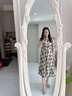 俞兆林妈妈装夏装短袖连衣裙中老年女装裙子婆婆衣服 Y52Q025 实拍图