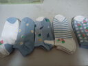 莫代尔袜子女士袜子舒适卡通学生袜潮袜 女短袜【蓝色草莓网眼】 10双 均码 35-42码 实拍图