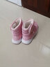 哈比熊童鞋儿童雪地靴男童靴子加绒棉鞋女童短靴AW7089 粉色32码 实拍图