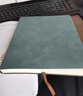嘉然恒 商务笔记本子b5大号简约工作记事本办公文具加厚学生考研日记本会议记录本广告位定制-B5墨绿色 实拍图