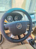 别克方向盘套真皮GL8微蓝6威朗昂科威君越君威世纪E5车把套超薄款 圆形超薄款【双色线】带车标 实拍图