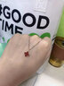纪思梵四叶草项链女轻奢高级感周年纪念日情人节生日礼物送女友老婆女生 四叶草红玛瑙项链(附近仓次日达) 实拍图