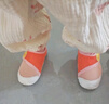 卡特兔童鞋婴儿学步鞋秋季儿童凉鞋软底网面宝宝鞋男女童幼儿园室内鞋 橙粉白 26 内长16.0cm 脚长15.0-15.5 实拍图