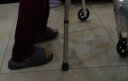 德国HOEA助行器老人手推车残疾人四脚拐杖椅行走辅助器老年人助步器轻便折叠防滑可坐防摔倒代步车移步车 带轮带坐2用款，坐起来不硌褙 实拍图