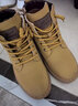 回力童鞋儿童大黄靴2026秋季新款中大童时尚皮靴子男女童靴子 卡其（经典） 28 内长约18.5cm 实拍图