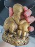 皇轩文化 纯黄铜十二生肖摆件全套铜狗鼠牛虎兔龙蛇马羊猴鸡猪 全铜客厅家居装饰工艺品摆件 申猴 实拍图