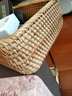 越南进口藤编收纳筐桌面长方形玩具零食田园收纳篮编织出口 大方筐小号31*20*高9 实拍图
