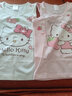 Hello Kitty女童背心棉薄款儿童宝宝夏季护肚打底无袖春秋季内穿外穿吊带衫 背心两件装 513021 110 适合105-115 实拍图