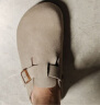 Devo Life的沃软木拖鞋包头半拖情侣款休闲法式拖鞋 3624 灰色反绒皮 40 晒单实拍图