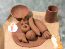 乐哲儿童软陶泥学生手工diy制作陶艺机专用免烧泥巴泥塑粘土陶土套装 晒单实拍图