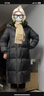 独束大码女装可拆卸连帽休闲羽绒服女微胖mm冬新款通勤保暖羽绒外套 乌梅黑 XL (尺码：3) 实拍图