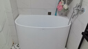 东鹏（DONGPENG）迷你浴缸小户型亚克力家用成人日式坐式深泡小型浴缸薄边无缝 【空缸】带坐板 1.2m 实拍图