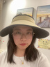 目丸UPF50+大帽檐夏季骑车防紫外线空顶防晒帽女uv太阳帽子遮阳帽遮脸 7#灰色环绕式超大檐 【可折叠】 实拍图