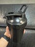Blender Bottle 蛋白粉摇摇杯运动水杯 大容量塑料杯子带刻度健身便携搅拌杯礼物 经典款V2黑色600ml 实拍图