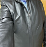 比菲力（BEVERRY）头层绵羊皮真皮皮衣男2024男士立领韩版外套海宁皮夹克雷军同款 黑色-夹棉款 XL 实拍图