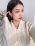唐后（TH）红玛瑙耳环女新中式轻奢宝石耳钉925银小众耳坠送生日节日礼物 玫瑰金色红玛瑙耳环 实拍图