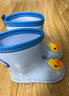 B.Duck小黄鸭童鞋儿童四季雨靴男童防雨鞋女童宝宝水鞋5910蓝色20 实拍图